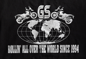 BEEMER GS 2oth anniversary shirt ROLLIN' ALL OVER THE WORLD SINCE 1994